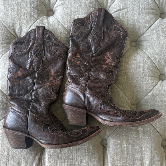 Corral Vintage boots women’s 7 Brown - Picture 1 of 7